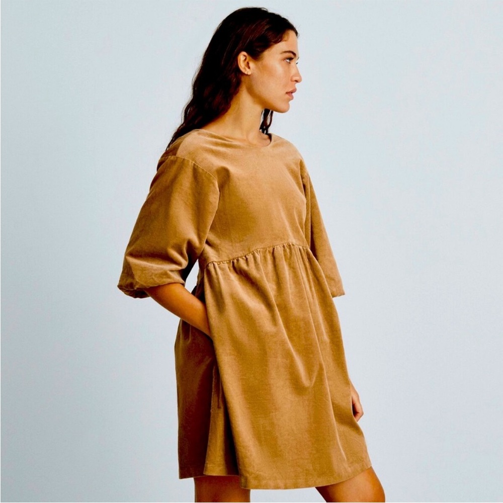 everlane mini corduroy dress